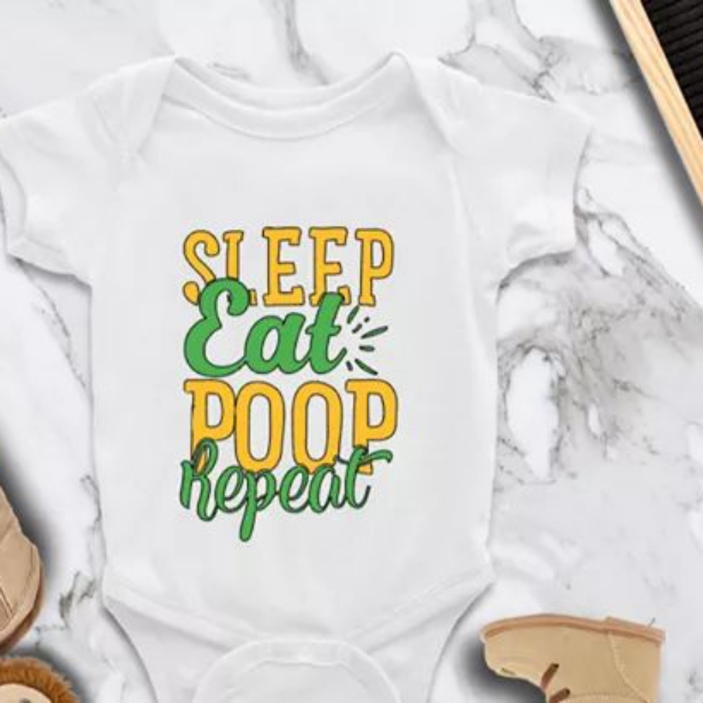 Sleep, eat, poop, repeat onesie